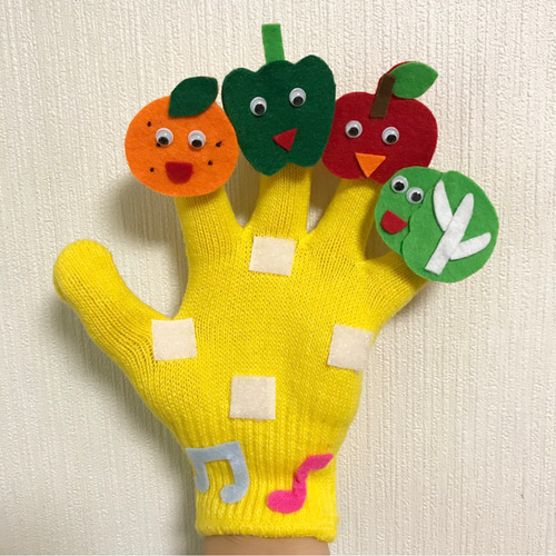 りんごがころころ手袋シアター おもちゃ・人形 rohi 通販｜Creema