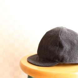 Short Tuba Cap Used Black Denim 58cm 1枚目の画像