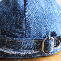 Short Tuba Cap Used Denim Belt +  58-52cm 2枚目の画像