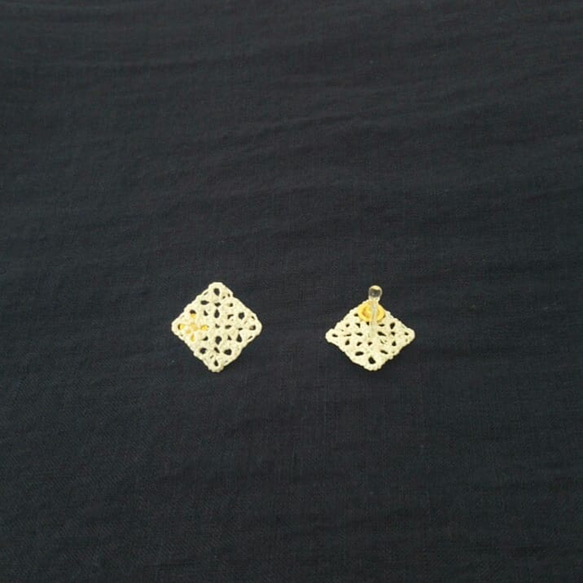 【選べるカラー】square pierce/earring 1枚目の画像