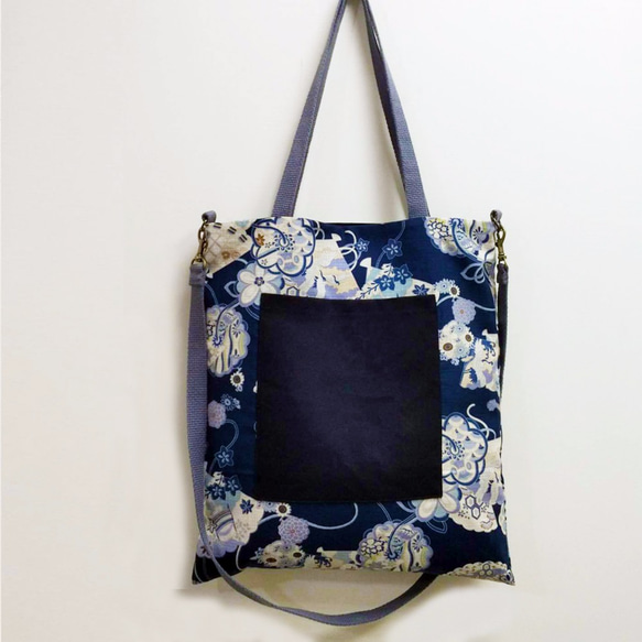 Day Blue - 2 way bag/ shoulder bag 2枚目の画像