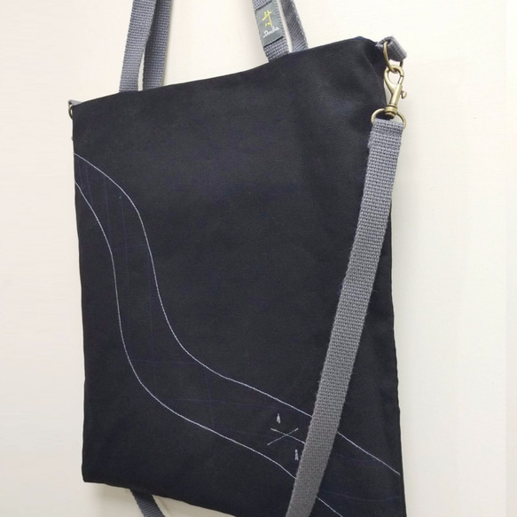 Day Blue - 2 way bag/ shoulder bag 5枚目の画像