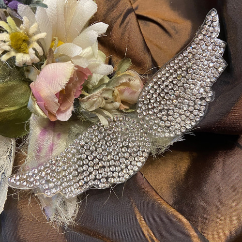 天使の羽・エンジェル・ウィング／ラインストーン大 その他素材