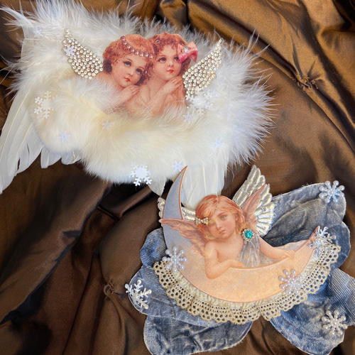 希少‼️エンジェルキティ雪の結晶 ふわふわ羽 天使の羽根 天使