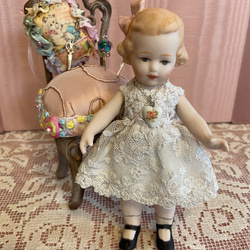 ★あつこ2★　ビスクドール　ボンネット　残金 2012年 土倉ひろ子 ビスクドール工房 Angel Roco 長い睫と青い瞳