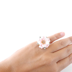 桜の花の指輪　pink 　☆卒業式☆入学式☆和☆春 3枚目の画像