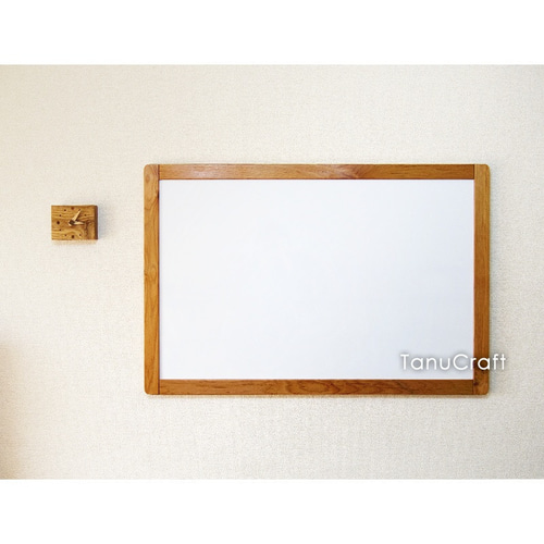 ホワイトボード　天然木　木製　壁掛け　自立型 ki497.jpg