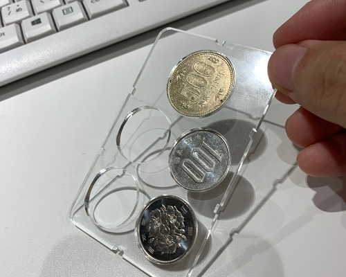 世界最薄級コインケース厚さ3mm クレジットカードサイズ 900円用