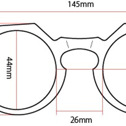 手作りセルロイド眼鏡045-PSPS 5枚目の画像