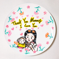 母親節/新年/聖誕/生日/情人/專屬訂製款–手繪客製化陶瓷盤 第5張的照片