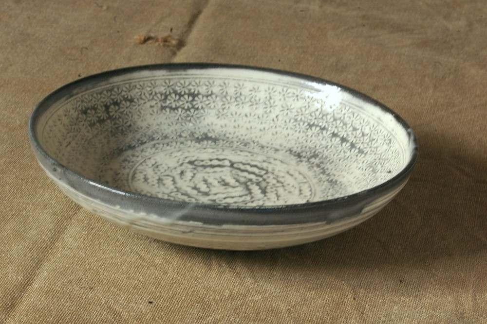 茶道具 三島皿 花三島6寸皿 大皿 風の窯 通販｜Creema(クリーマ)