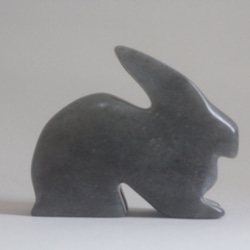 石雕-兔子 第3張的照片