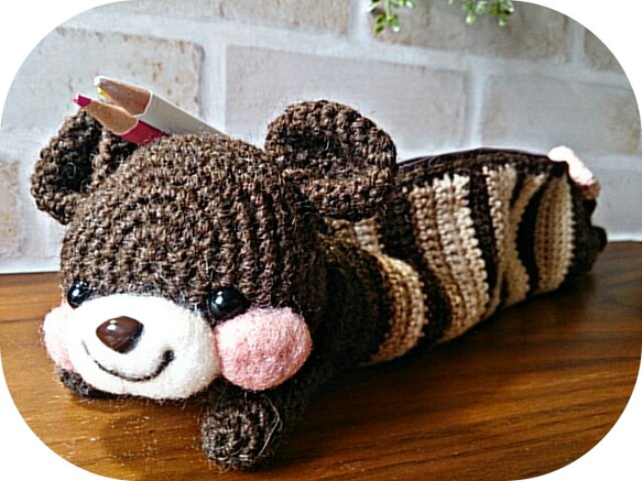 あみぐるみのカンガルー親子 | LeaLea beads