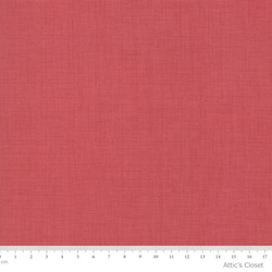 ラス1 絵画なパッチワーク テラコッタピンク ボリュームファースヌード 赤 moda◇French general solid 13529-19 アンティーク感のある上品