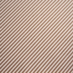 USAコットン トープカラーのストライプ生地 / bias stripe / TAUPE 1枚目の画像