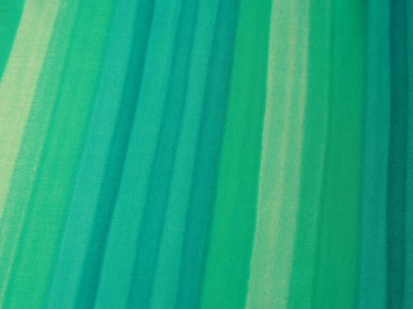 USAコットン・ぼかしストライプ生地  / SPECTRUM / OMBRE STRIPES / TURQUOISE 2枚目の画像