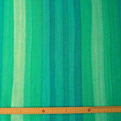 USAコットン・ぼかしストライプ生地  / SPECTRUM / OMBRE STRIPES / TURQUOISE 3枚目の画像