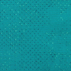 modafabrics レトロで明るいターコイズカラーのシーチングプリント生地 SPOTTED / TURQUOISE 1枚目の画像