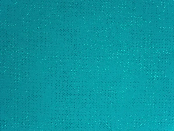 modafabrics レトロで明るいターコイズカラーのシーチングプリント生地 SPOTTED / TURQUOISE 4枚目の画像