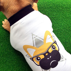 Frenchieの新しいファッション四季の綿の袖なしのベストの犬服 1枚目の画像