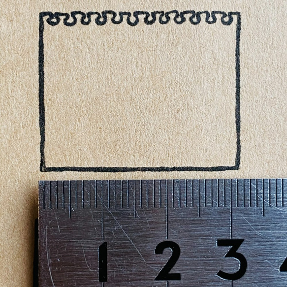 スケッチブック枠＊30㎜×40㎜＊ラバースタンプ＊R462 5枚目の画像