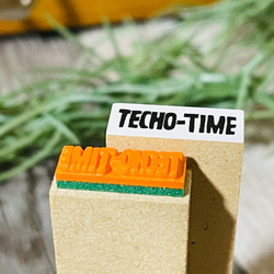 [TECHO TIME]英文日程表字符印章* 8 mm x 20 mm 第3張的照片