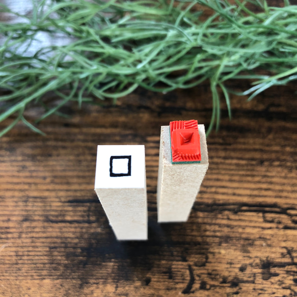 チェックボックスはんこ＊10㎜角＊R211 4枚目の画像
