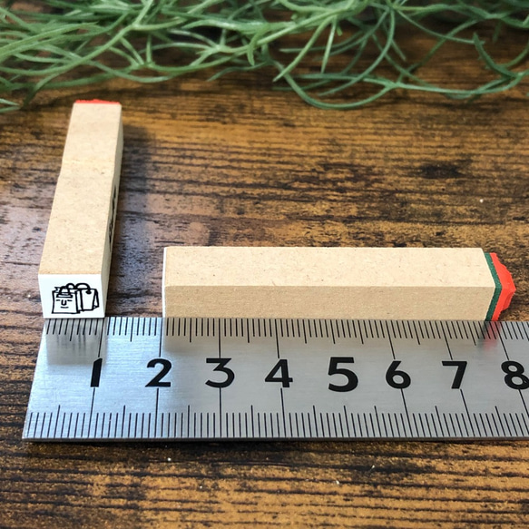 【ショッピングバッグ】スケジュールはんこ＊10㎜角＊R285 4枚目の画像