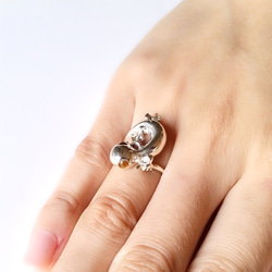 一点物のカットデザイン手作り結婚指輪 指輪・リング ジュエリー