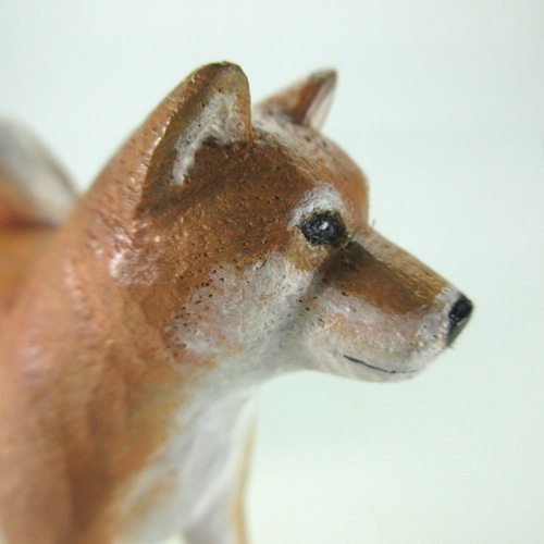 木彫りの柴犬 その他置物 村山木彫工房 通販 12933930｜Creema(クリーマ)