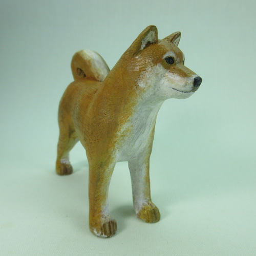 木彫りの犬 楽天市場】犬 木彫り 置物 一刀彫 / 材料：柘植 : 津山銘木有馬店