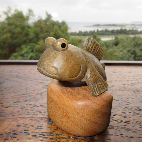 とんとんみー（ミナミトビハゼ）の置物 その他インテリア雑貨 村山木彫