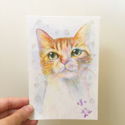 ペット猫の犬の肖像画カスタムメイドプロフェッショナル絵画（写真のフレームを送る） 5枚目の画像