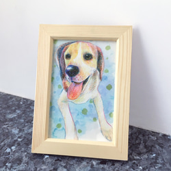 ペット猫の犬の肖像画カスタムメイドプロフェッショナル絵画（写真のフレームを送る） 1枚目の画像