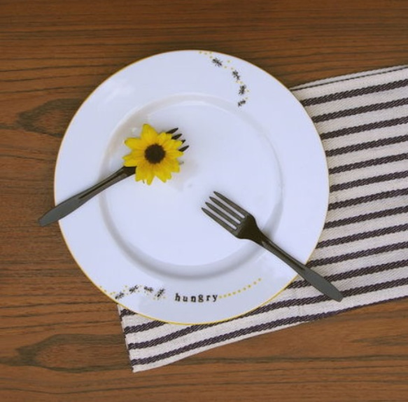 アリとお茶会　dinner plate 1枚目の画像