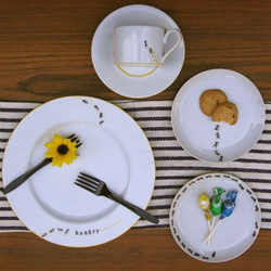 アリとお茶会　dinner plate 3枚目の画像