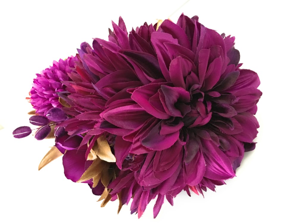 送料無料＊ロマンのヘッドドレス＊レトロ＊結婚式成人式＊着物髪飾り＊和装小物*カチューシャ＊ヘアアクセサリー＊帽子