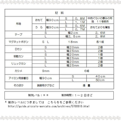 【型紙&レシピ】型紙バケットバッグ＜送料無料＞ 9枚目の画像