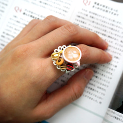 ｜Coffee & Cookies｜ Polymer Clay Ring 6枚目の画像