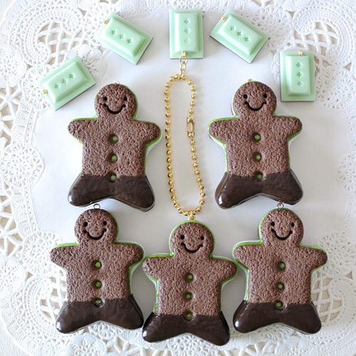 キーホルダー マカロン クリームサンド トゥンカロン ペパーミント