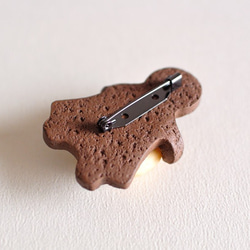 【ブローチ】クッキーガールwithジャムクッキー 4枚目の画像