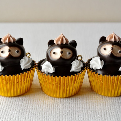 たぬきさん♡カップケーキ
