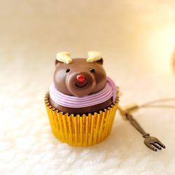 トナカイ・ケーキ バッグチャーム minatsu 通販 8204312｜Creema(クリーマ)