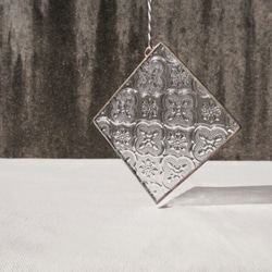 杯墊 置物墊 掛飾 玻璃鑲嵌『LUMIROOMI 海棠璃花』 第4張的照片