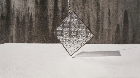 杯墊 置物墊 掛飾 玻璃鑲嵌『LUMIROOMI 海棠璃花』 第5張的照片