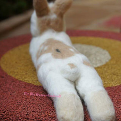 羊毛氈擬真兔兔訂製(15cm大) 第3張的照片