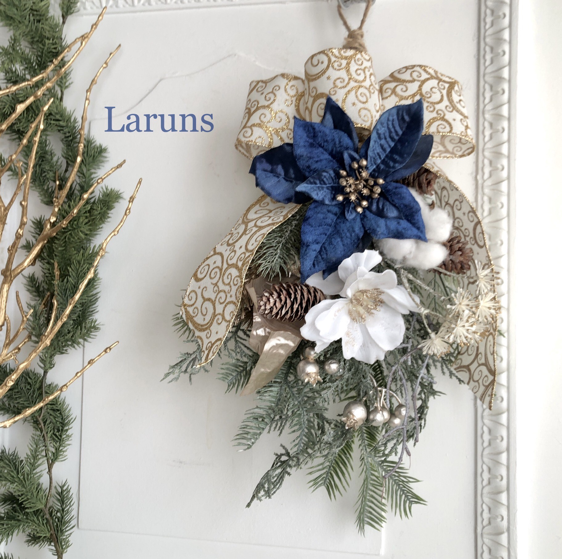 おっきめリボン【1441】 【SALE】ふわふわクリスマス