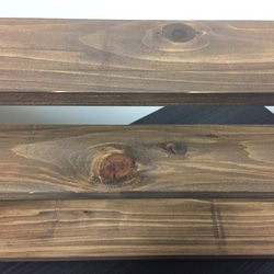 木製 無垢材ひのき使用 キッチンラック 棚 3枚目の画像