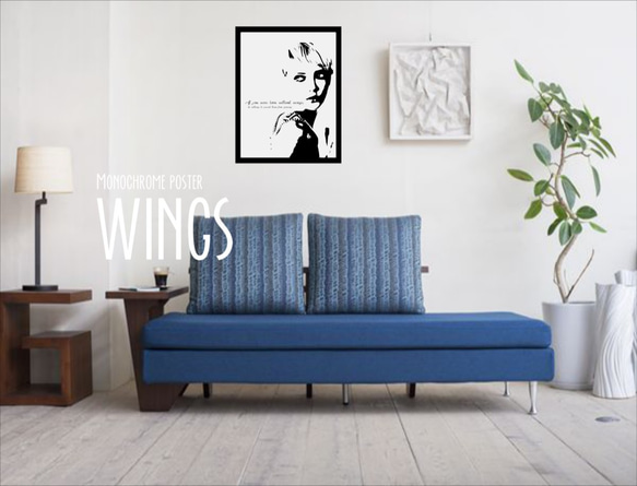 【A3サイズフレーム無し】ポスター「wings」 1枚目の画像