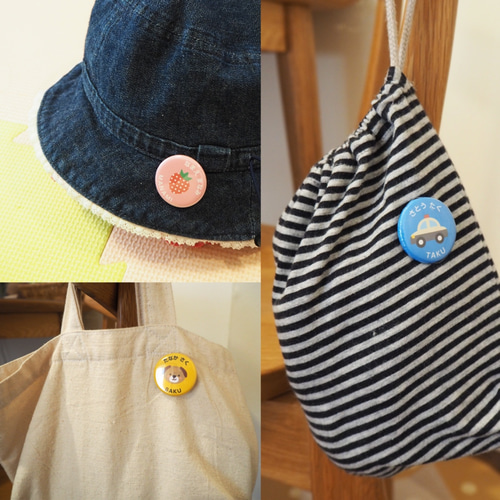 昭和レトロ　ネームプレート　バッジ　12個セット　ファンシー 楽天市場】名札 ネームプレート 【クリアドーム名札シリーズ